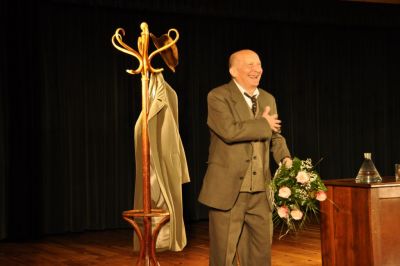 Spektakl "Belfer" w wykonaniu Wojciecha Pszoniaka