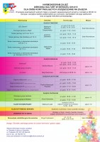 Harmonogram dla osób kontynuujących uczęszczanie na zajęcia