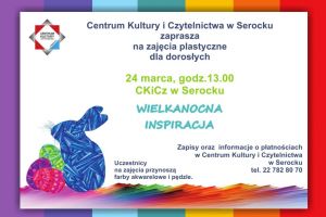 Plakat "Wielkanocne inspiracje" zaj. plastyczne