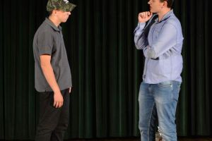 Zespół Teatralny „Szpila”  z Zespołu Szkolno-Przedszkolnego w Woli Kiełpińskiej