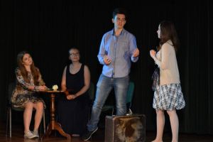 Zespół Teatralny „Szpila”  z Zespołu Szkolno-Przedszkolnego w Woli Kiełpińskiej