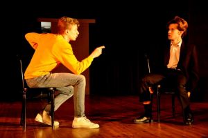 Spektakl "Streptease" w wykonaniu Sceny Młodych Teatru Wilanów