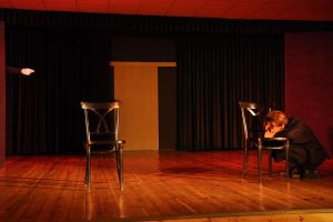 Spektakl "Streptease" w wykonaniu Sceny Młodych Teatru Wilanów