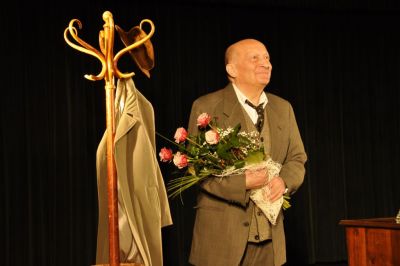 Spektakl "Belfer" w wykonaniu Wojciecha Pszoniaka