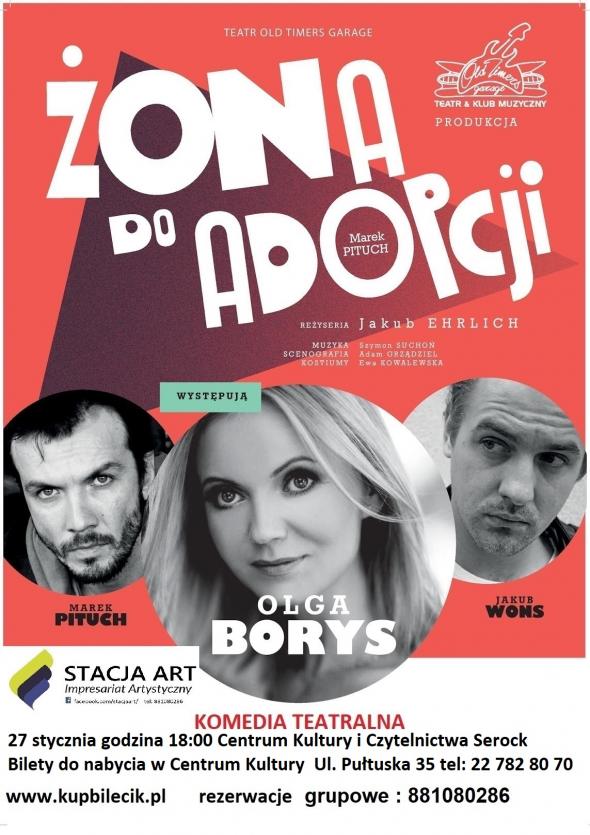 plakat "Żona do adopcji"