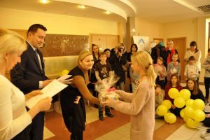 Uroczyste wręczenie nagród w konkursie "Kartka walentynkowa"