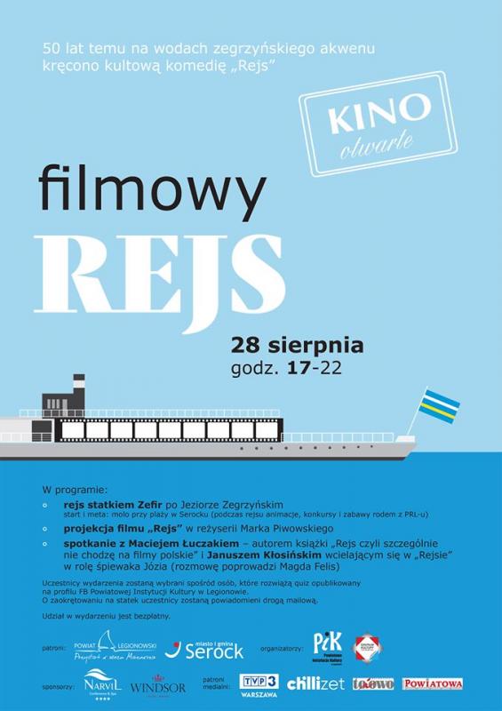 Plakat "Kino Otwarte" film "Rejs"