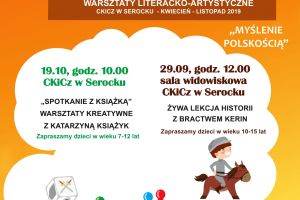 plakat Operacja na Otwartej Książce "Myślenie Polskością"