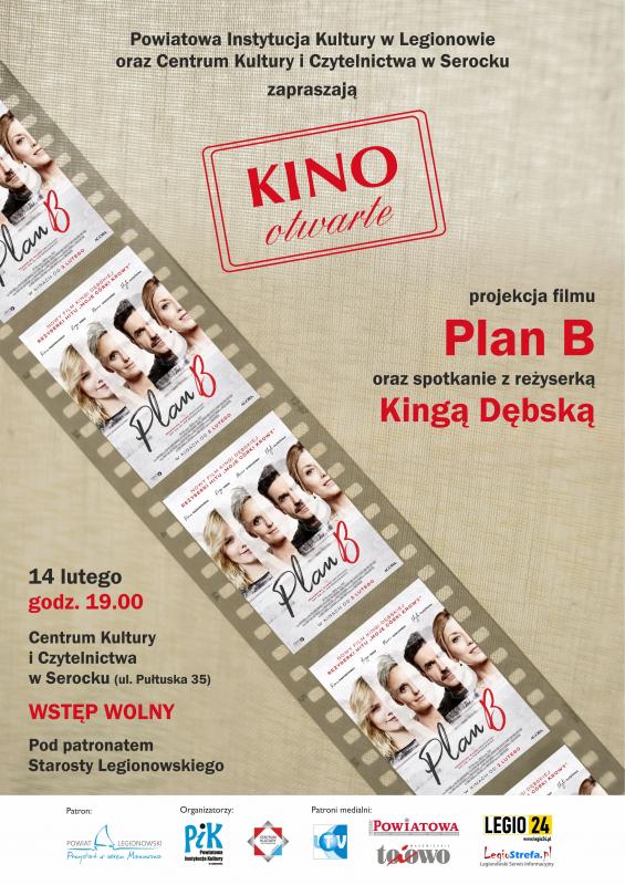 Plakat "Kino Otwarte" film "Plan B"