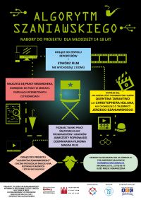Plakat projekt "Algorytm Szaniawskiego"