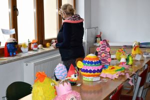 Ocena prac Gminnego Konkursu Plastycznego "Wesoła Wielkanoc"