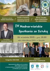 Plakat IV Nadnarwiańskie Spotkania ze Sztuką