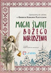 Plakat Konkurs plastyczny "Magia świąte Bożego Narodzenia"