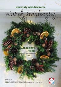 Plakat Wianek świąteczny 11.12.2021 r.