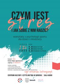 Warsztaty "Czym jest tres" - plakat