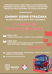 Gminny Dzień Strażaka 14.05.2022 r. (sobota)