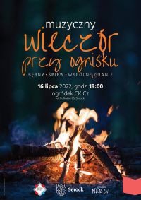 wieczor przy ognisku w