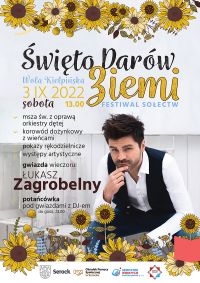 Zapraszamy na Święto Darów Ziemi 3 września 2022 r. (sobota) Wola Kiełpińska
