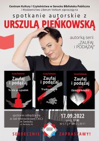 Spotkanie autorskie 17.09.2022 r. godz.17.00