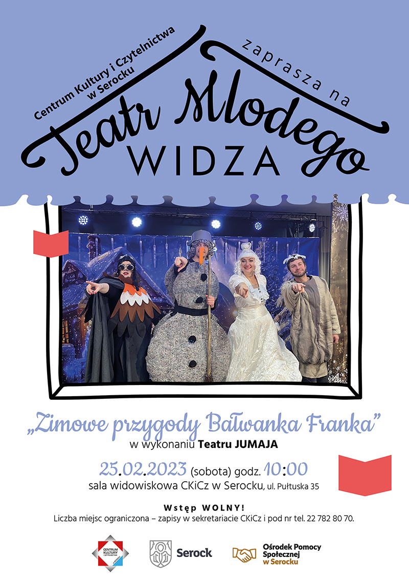 Teatr Młodego Widza - „Zimowe przygody Bałwanka Franka”