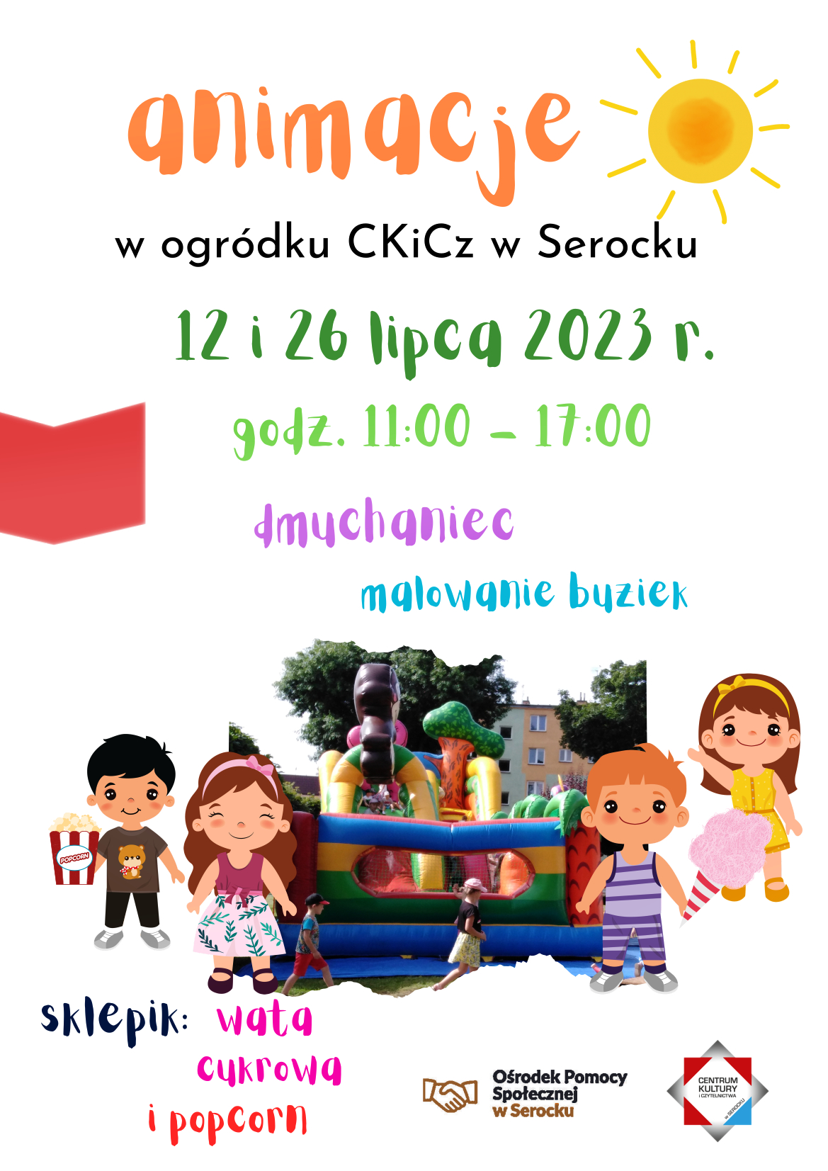 Animacje w ogródku CKiCz w Serocku
