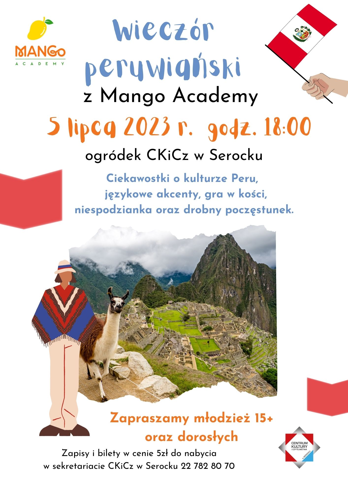 wieczór peruwiański z Mango Academy
