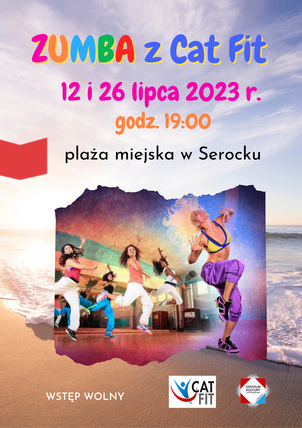 ZUMBA z CAT FIT na plaży