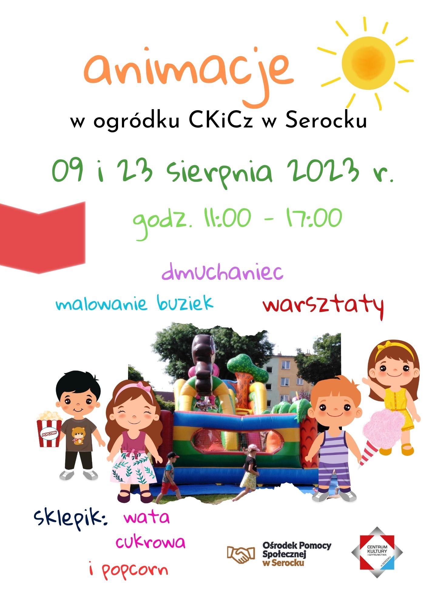 Animacje w ogródku CKiCz