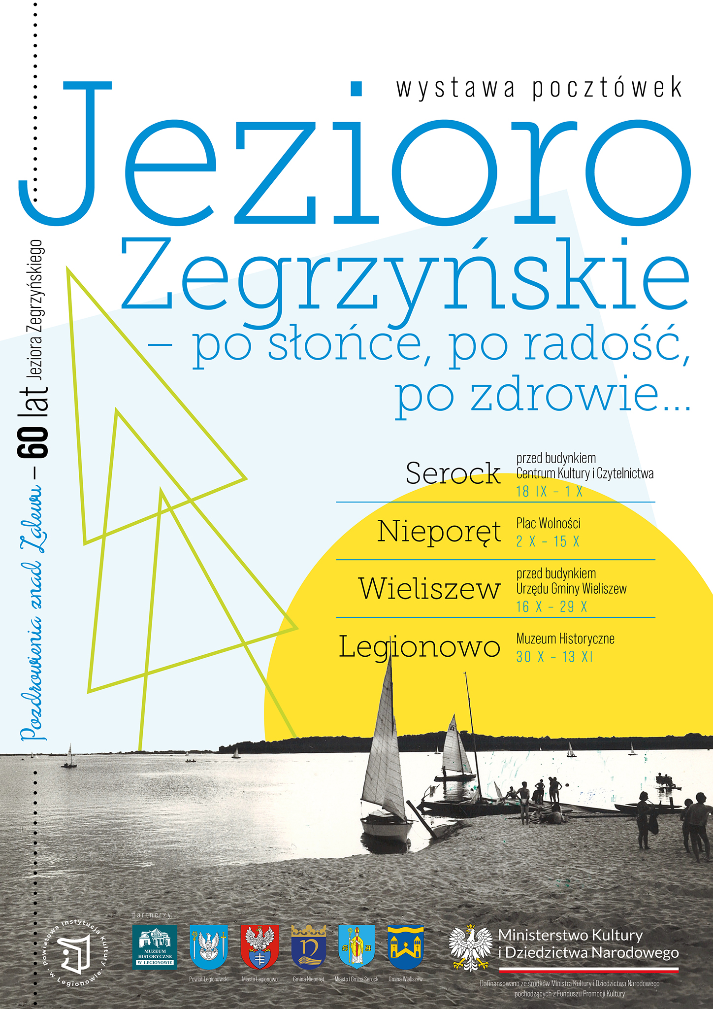 Plenerowa wystawa pocztówek „Jezioro Zegrzyńskie – po słońce, po radość, po zdrowie...”