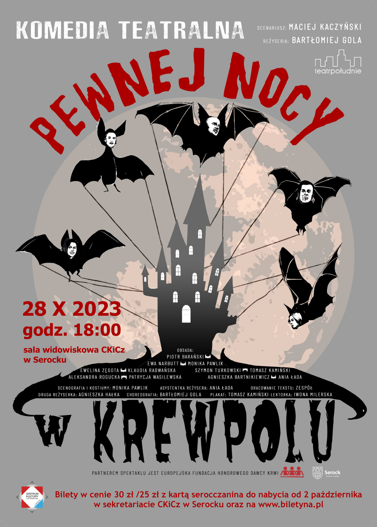 Zapraszamy na WIECZÓR W TEATRZE