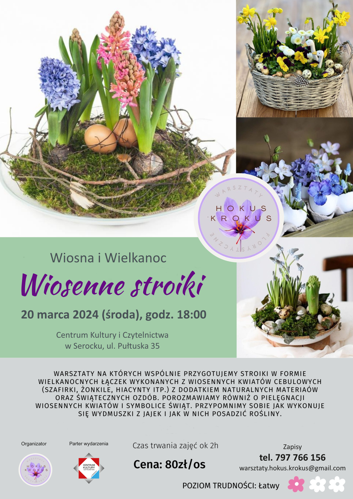 Warsztaty - Wiosenne stroiki