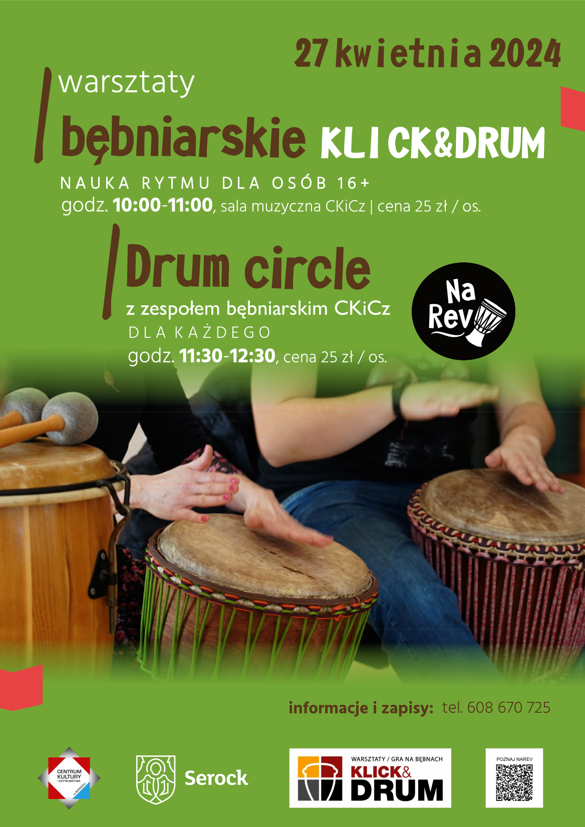 Warsztaty bębniarskie i Drum circle