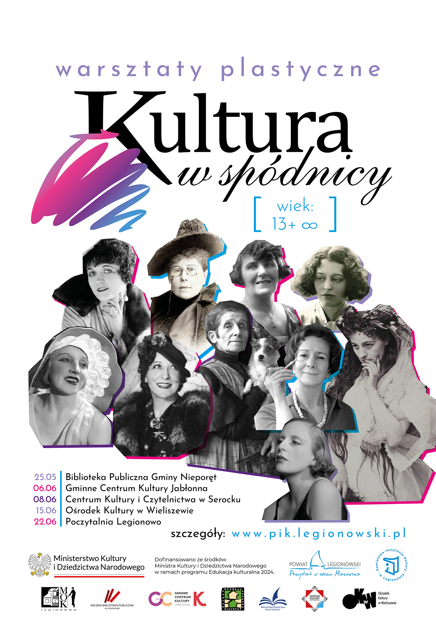 Warsztaty plastyczne „Kultura w spódnicy” z legionowskim PIK-em