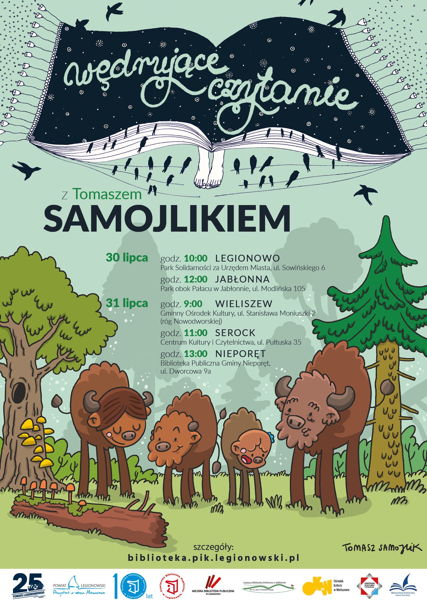 Wędrujące Czytanie z Tomaszem Samojlikiem