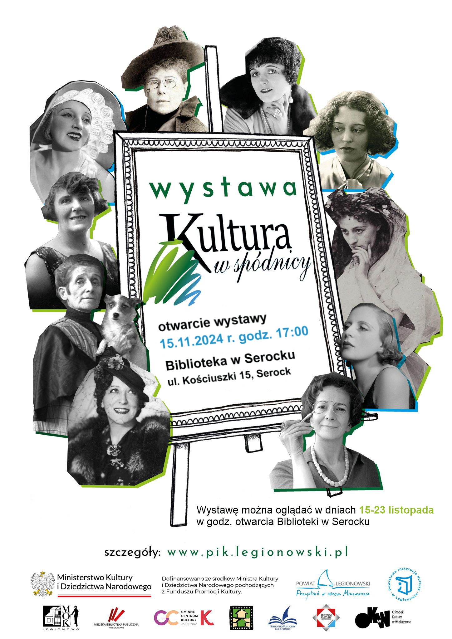 Wystawa "Kultura w spódnicy" w Bibliotece