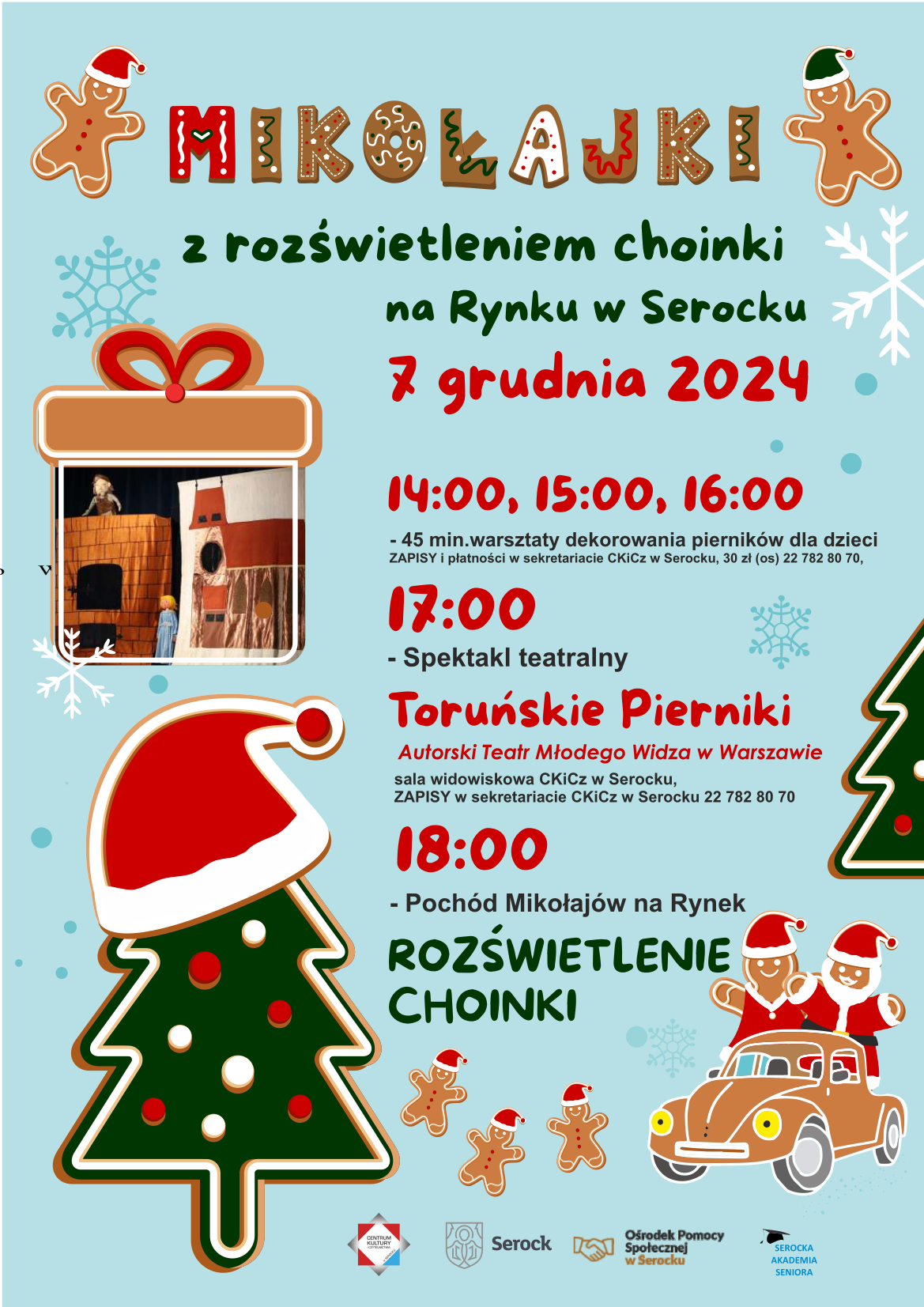 Mikołajki i rozświetlenie choinki