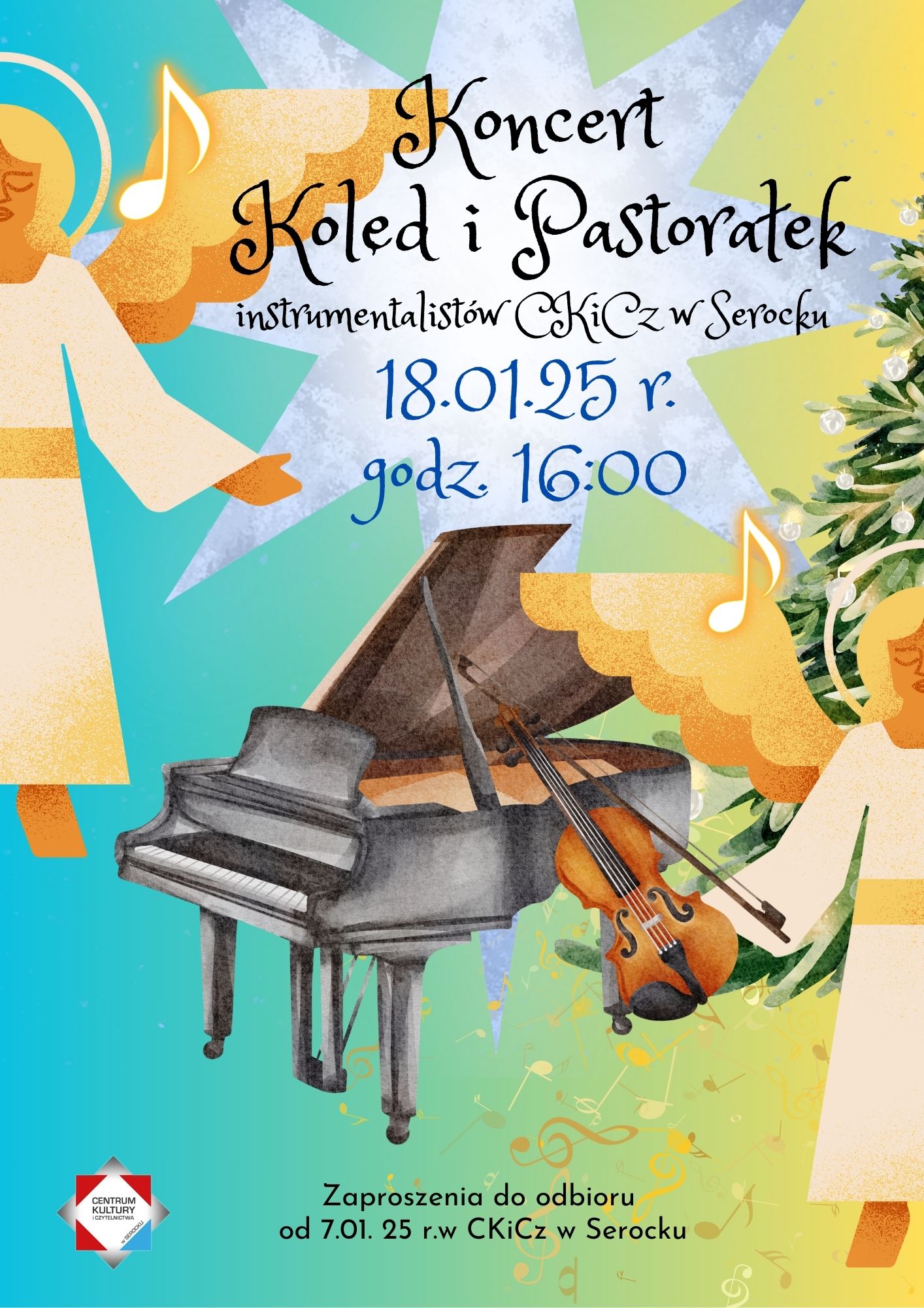 Koncert kolęd i pastorałek - instrumentaliści CKiCz