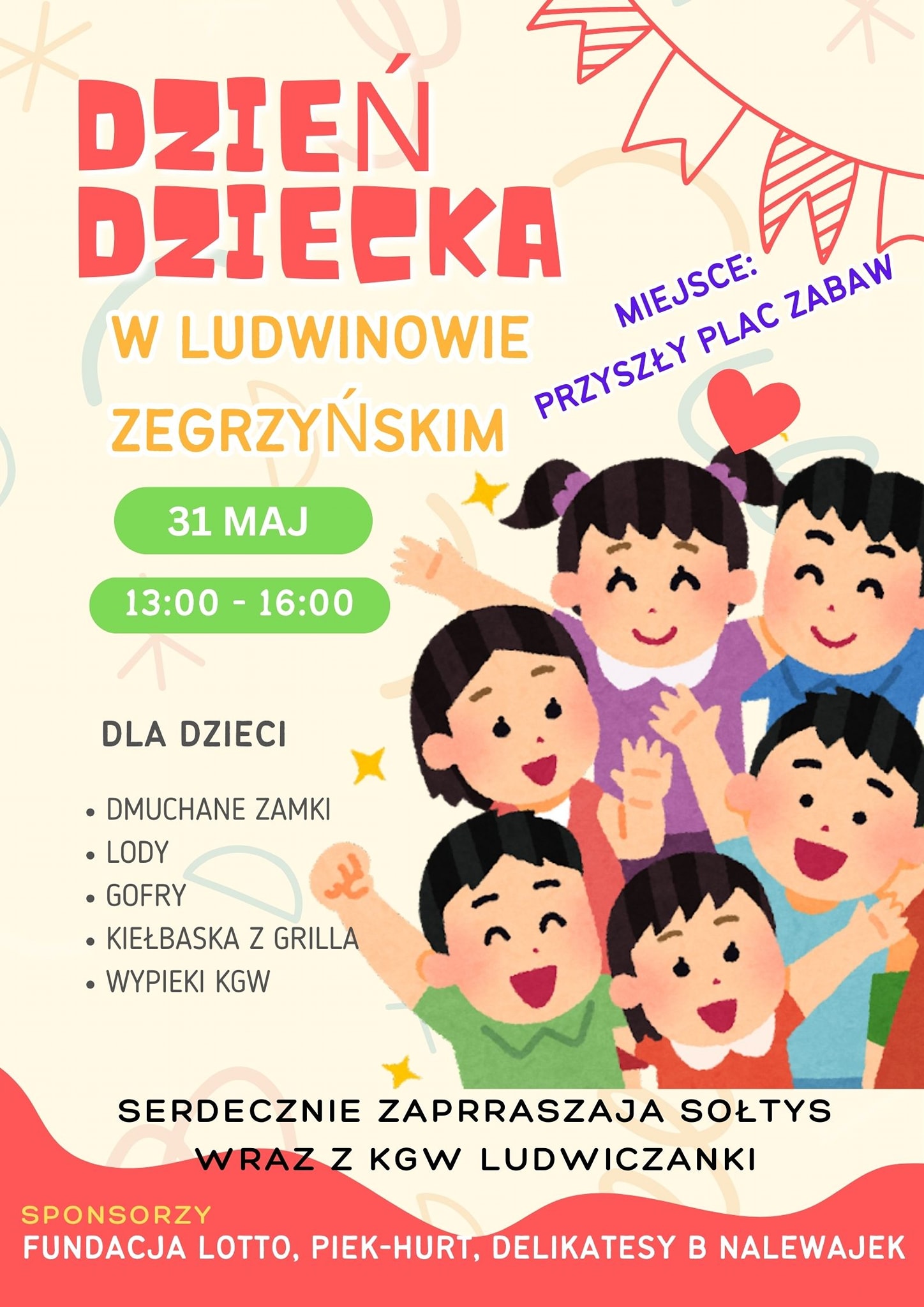 Dzień dziecka  w Ludwinowie Zegrzyńskim