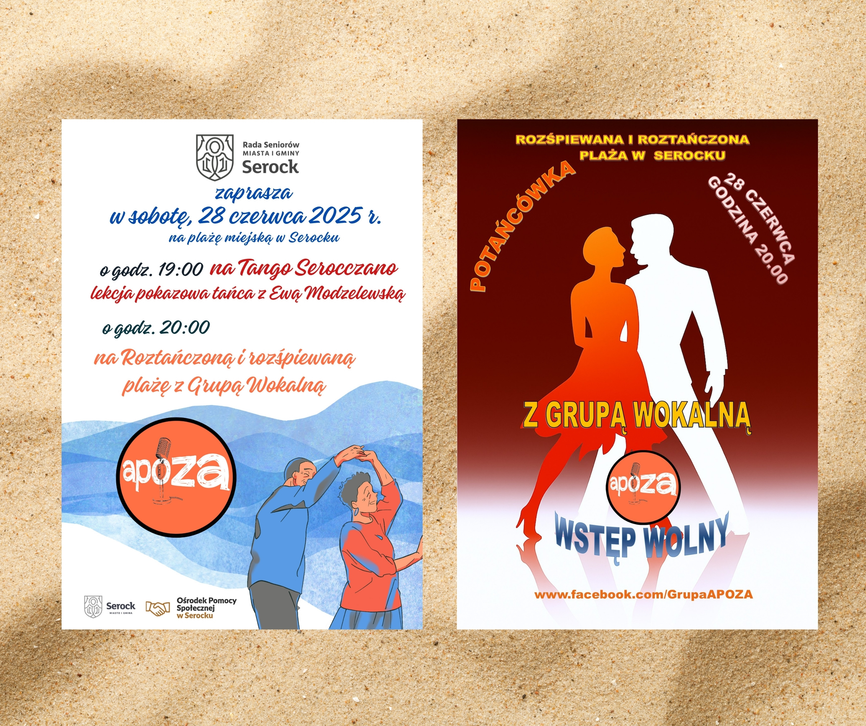 Roztańczona i rozśpiewana plaża z grupą APOZA
