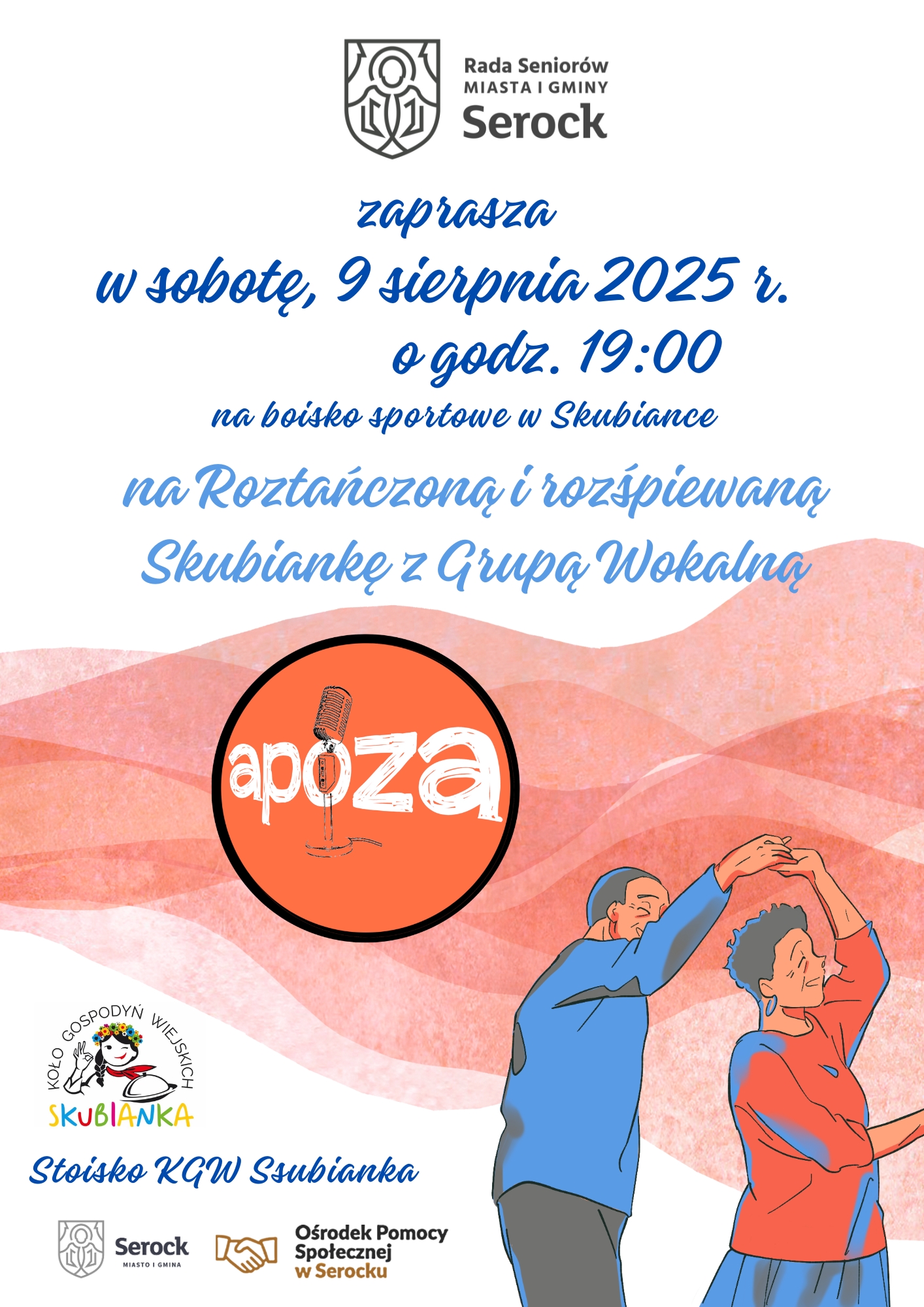 Roztańczona i rozśpiewana Skubianka z Grupą Wokalną APOZA