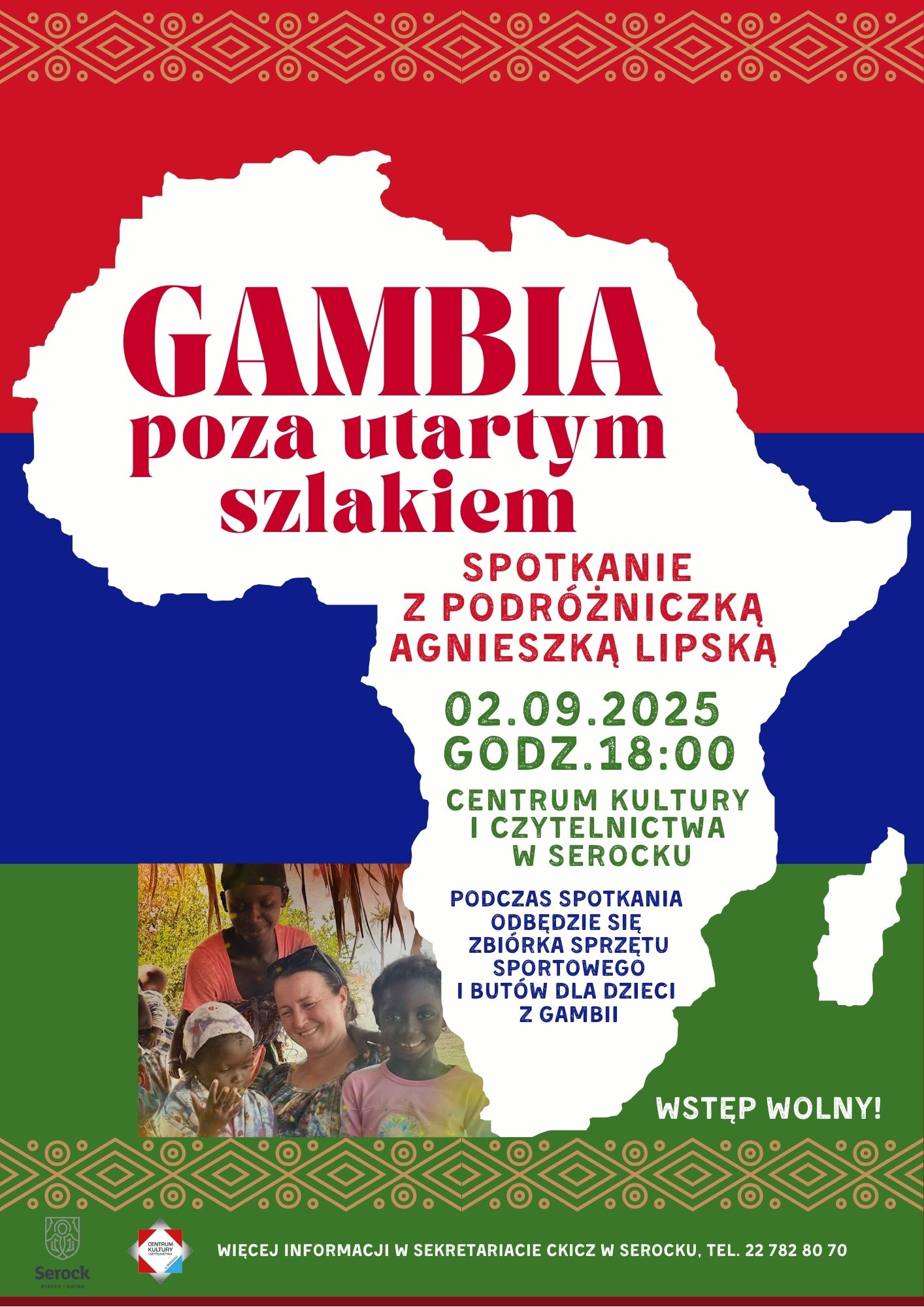 "Gambia poza utartym szlakiem" - spotkanie z podróżniczką Agnieszką Lipską
