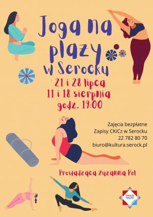 Joga na plaży w Serocku