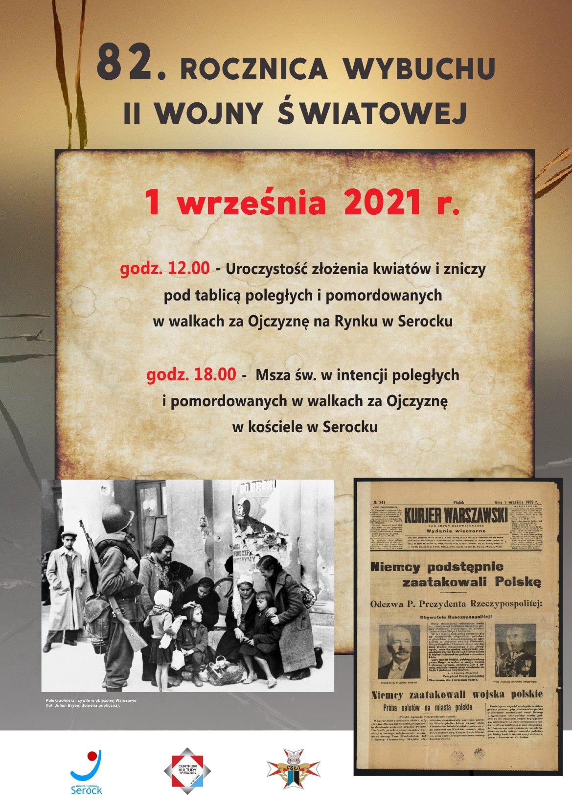 82. Rocznica Wybuchu II Wojny Światowej