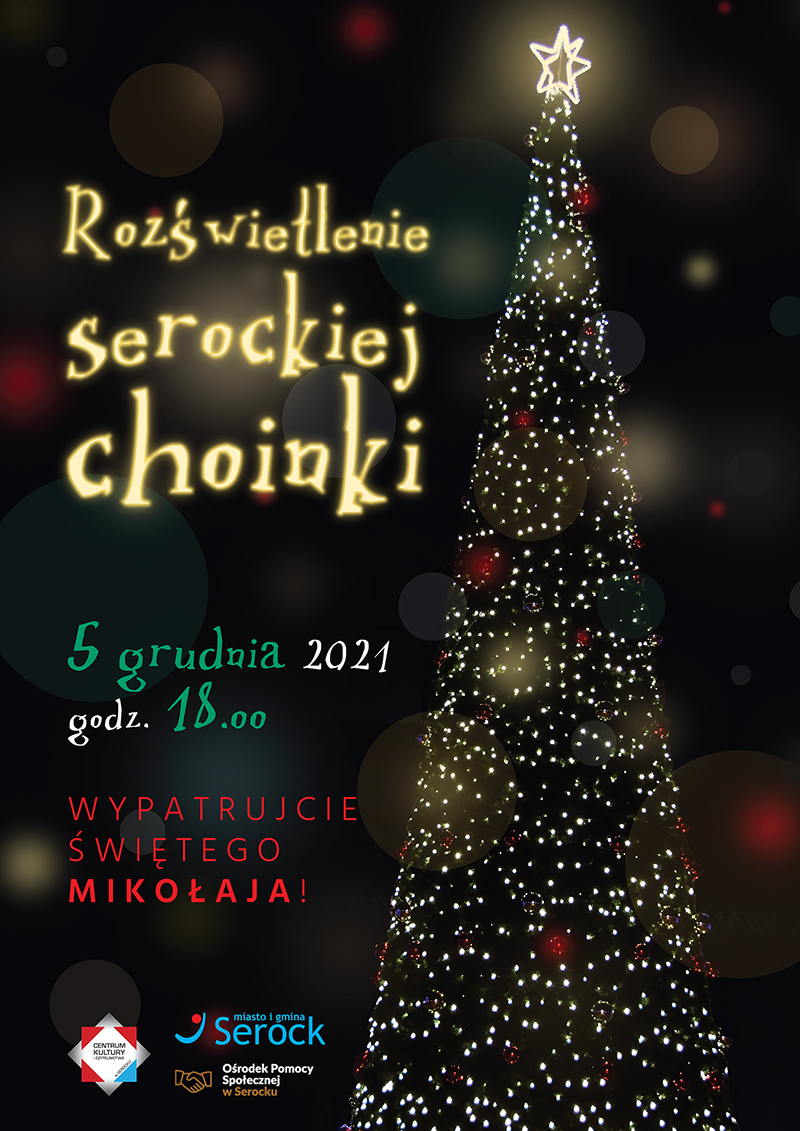 Rozświetlenie serockiej choinki