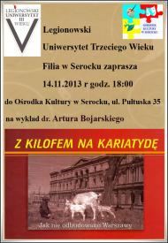 Wykład Uniwersytetu Trzeciego Wieku