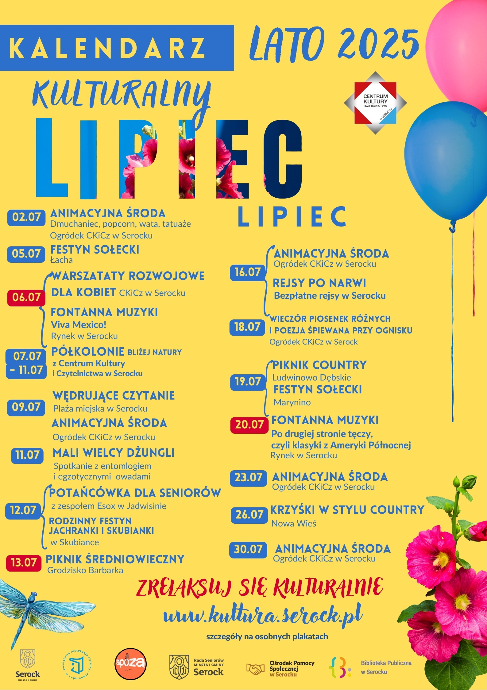 Kalendarz Kulturalny LIPIEC 2025
