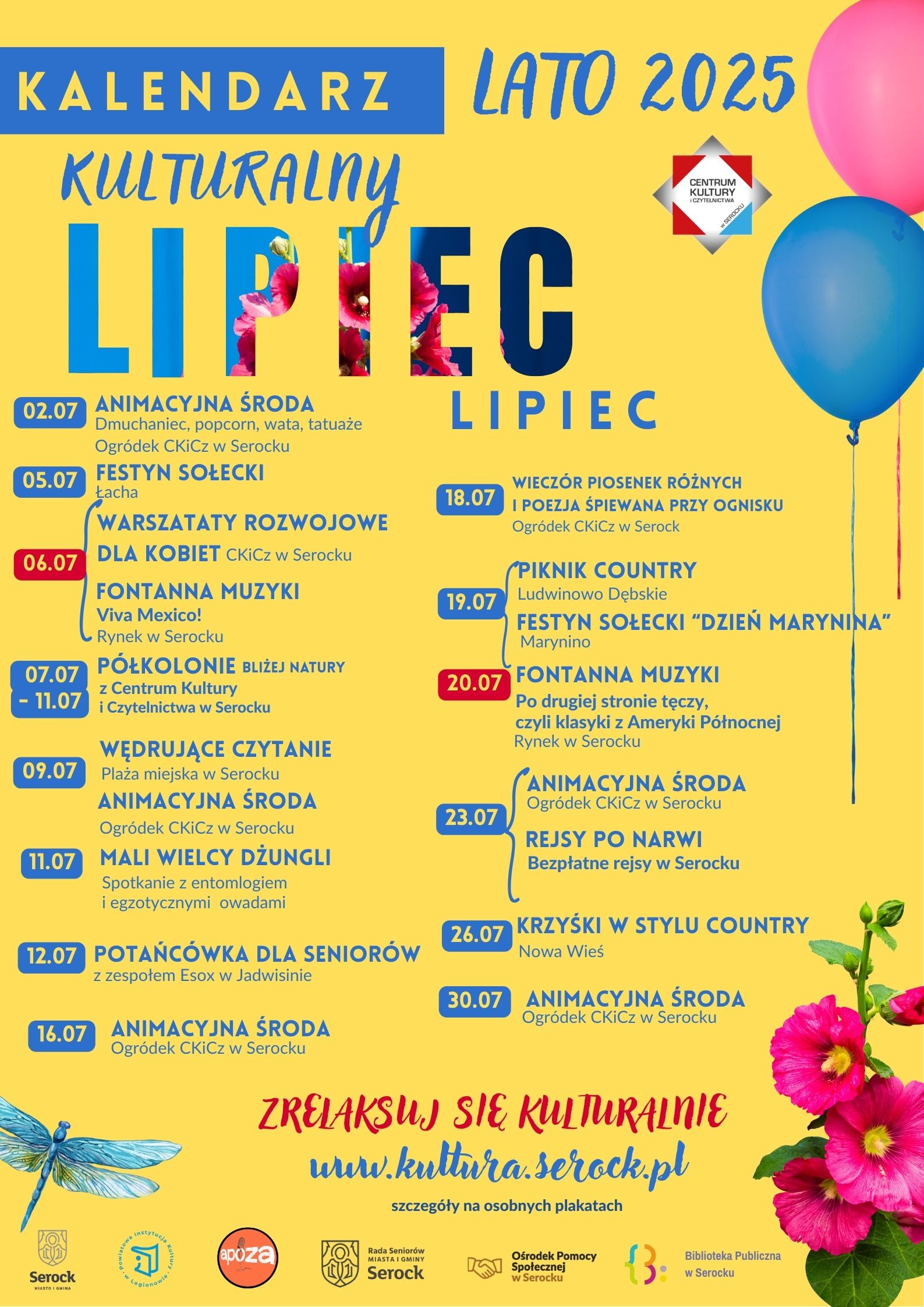Kalendarz Kulturalny LIPIEC 2025
