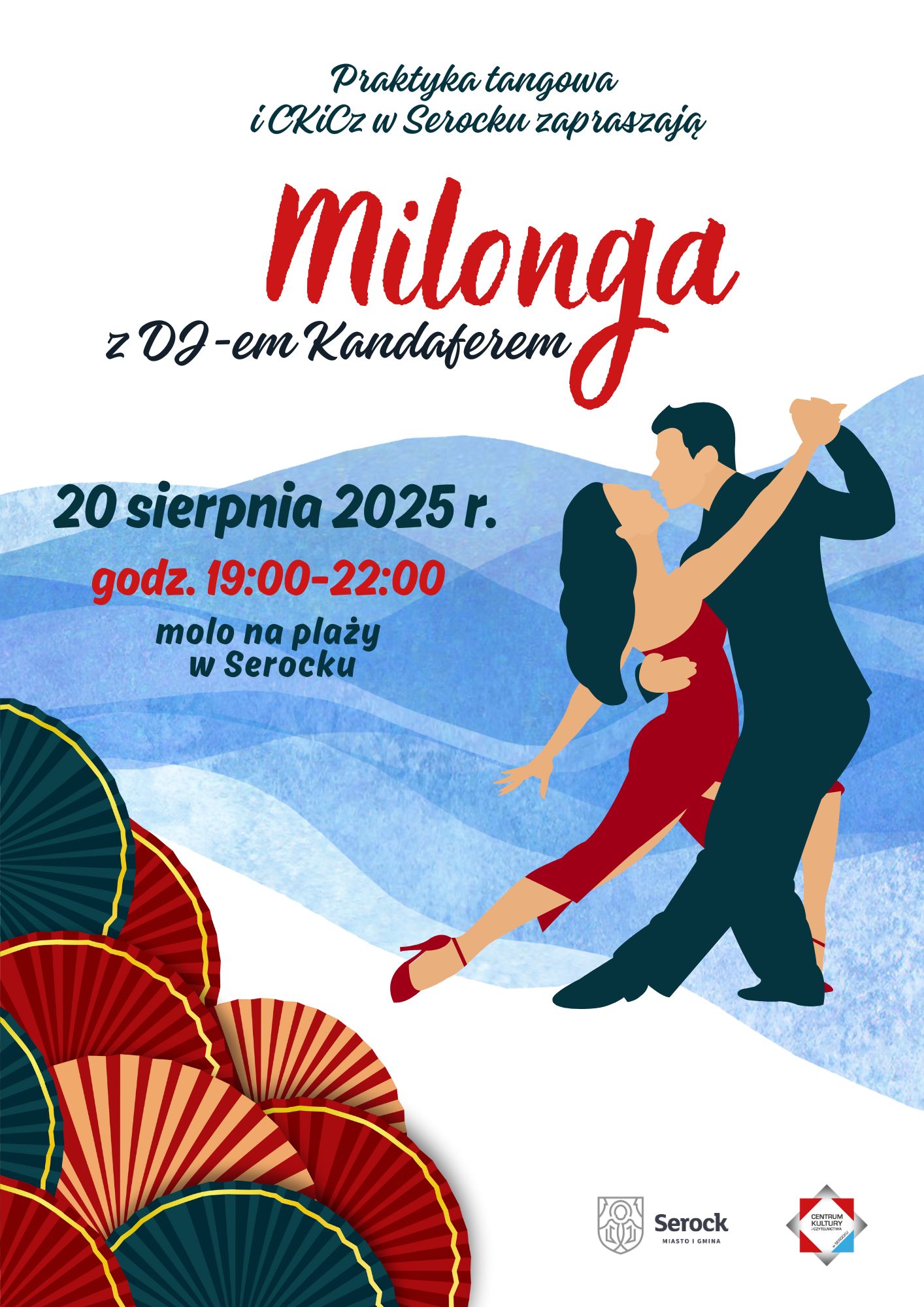 Milonga na plaży w Serocku z DJ-em Kandaferem