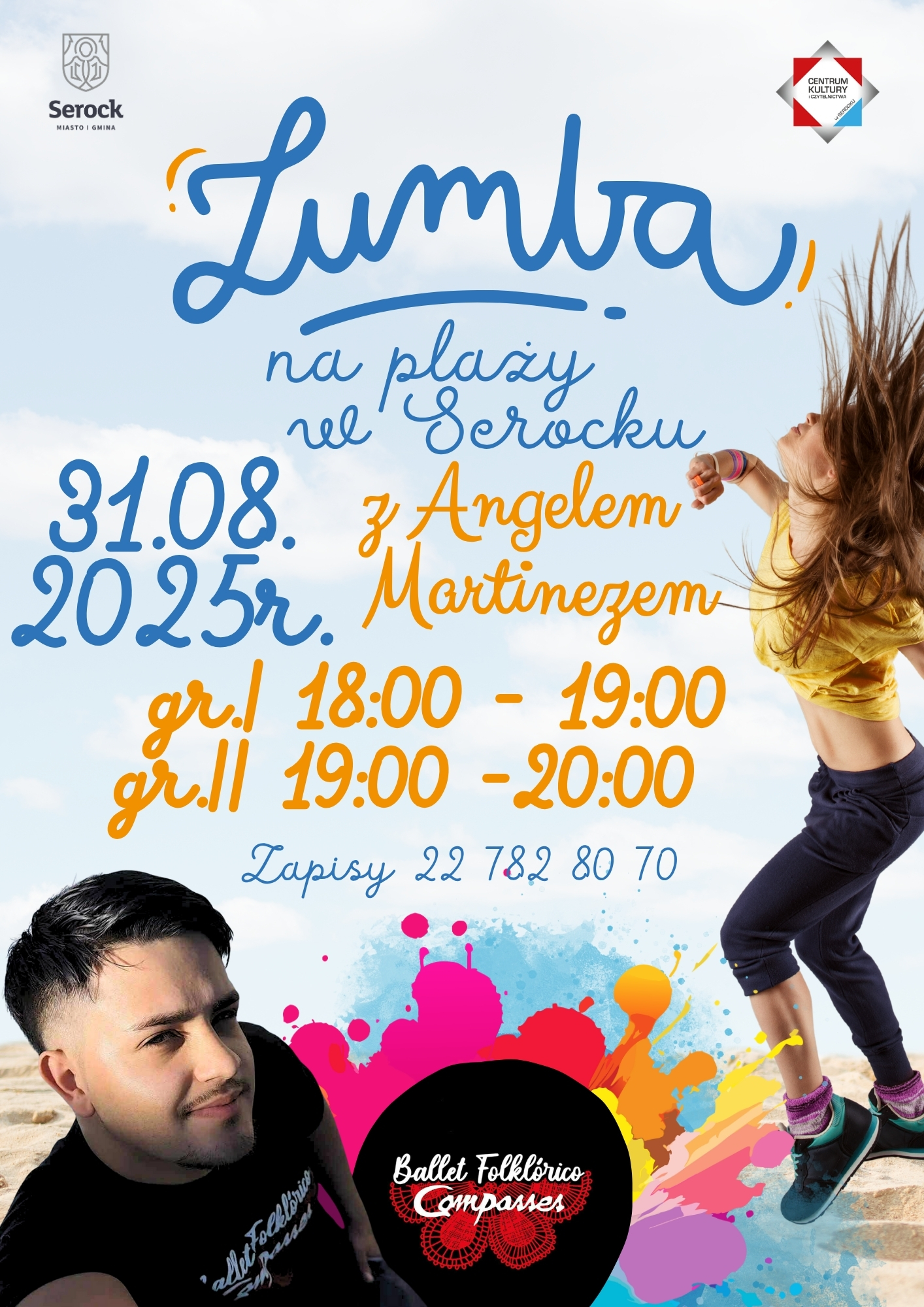 Zumba na plaży z Angelem Martinezem