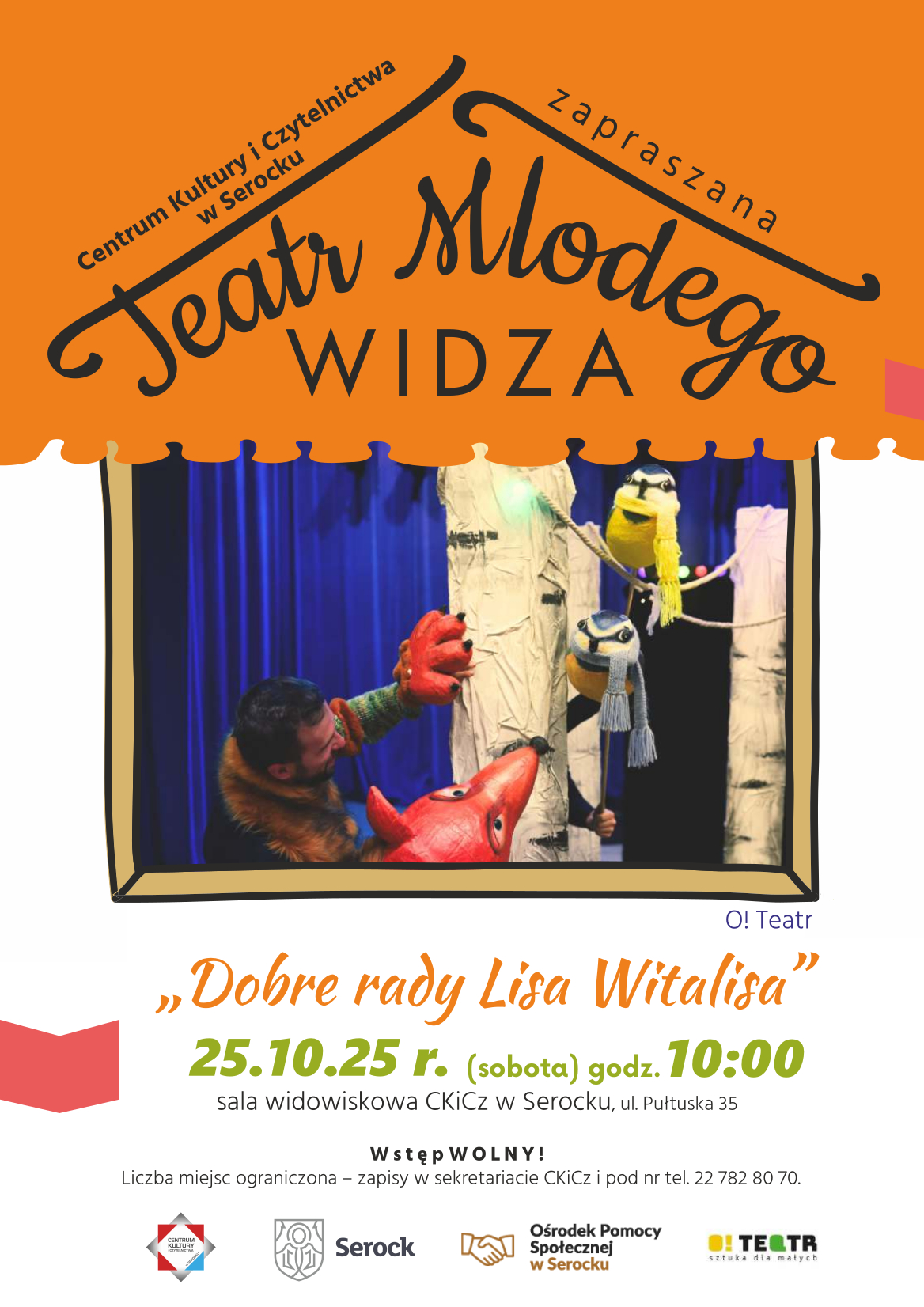 Teatr Młodego Widza - "Dobre rady Lisa Witalisa"